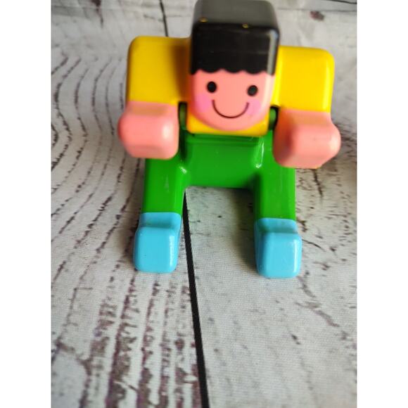 Lot 2 Vintage Mattel 1985 Double Dooz folding transforming block DoubleDooz 80s - Picture 2 of 10